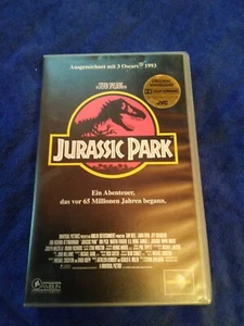 Jurassic Park (1994) VHS Video Kassette  Kult Dinosaurier Film gebraucht Erbe  - Bild 1 von 7