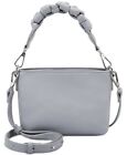 Inc Crossbody Mertha Faux-Leather Twist Top Handle Women's Mini Bag - Grey Nwt