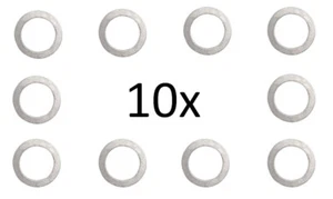 10 piezas anillo de aluminio anillos de aluminio anillo obturador disco AL 12x19x1,5 mm DIN 7603 FormA - Imagen 1 de 1