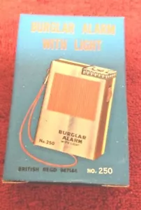 Vintage SOS BUZZER Door Window Vigilant Burglar Alarm 1960s ORIGINAL BOX Novelty - Picture 1 of 6