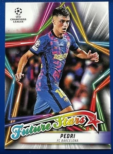 2022 Topps Pedri Future Stars #FS-01 FC Barcelona UEFA Champions League casi nuevo+ - Imagen 1 de 2