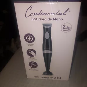Continental Electric Single Speed Black Immersion Hand Blender, 150 W Hand with - Picture 1 of 2