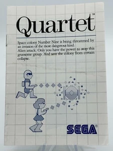 Quartet nur Handbuch Sega Master System - Bild 1 von 2