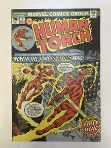 HUMAN TORCH #1 1ST SOLO SERIES JOHNNY STORM FANTASTIC 4 KEY 1974 Marvel Comics - Picture 1 of 7