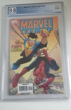 MARVEL TEAM-UP #14 PGX 9.8 NM/MT (2006) INVINCIBLE Marvel Cover & App.