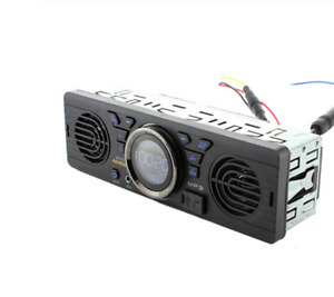 Built-in 2 speaker Car Dash Stereo Audio FM Aux Receiver SD USB MP3 Radio Player