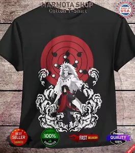 Madara Uchiha Shirt Naruto Shippuden Itachi Anime Unisex Tee T-Shirt All Size - Picture 1 of 18