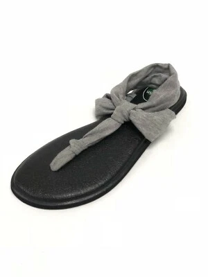 Sandalias Sanuk Yoga Sling Ella Metálicas Chanclas 1091532 Dorado Plata Para Mujer Foto 1 de 4