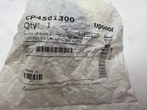 Uponor CP4501300 1-1/4" ProPEX x CPVC Spigot LF Brass Adapter Hardware - Picture 1 of 5