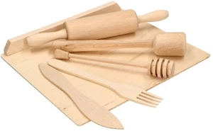 KOTARBAU® Küchenset Mini Holzküchenutensilien Küchenzubehör für Kinder - Bild 1 von 7