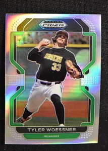 2022 Prizm Draft Picks Baseball Base Silver #PDP192 Tyler Woessner