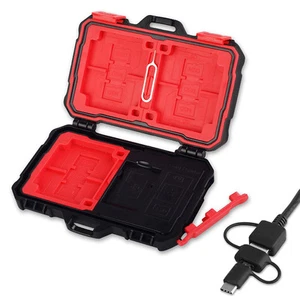 Estuche para tarjeta de memoria para 7 x SD / SDHC / SDXC, 9 X Micro SD / HC / XC, 3 X CF, 1 pin - Imagen 1 de 8