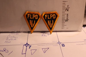 police patch   F L P D POLICE NEW JERSEY - Picture 1 of 1