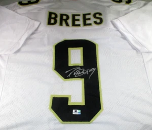 Drew Brees / Autographed New Orleans Saints White Custom Football Jersey / COA - Picture 1 of 6