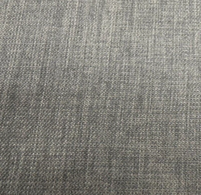 Upholstery Fabric - Steel Grey Linen Look Basket Weave Curtain Cushion Fabric - Image 1 of 4