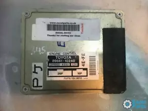 For TOYOTA STARLET EP91 1996 ECU 8966110240 4 ATM 1.3 4EFE #786586 - Picture 1 of 3