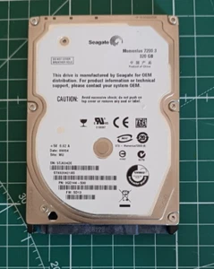 SEAGATE MOMENTUS 7200.3 320 GB 2.5" 7200 GIRI SATA II TESTATO E FUNZIONANTE - Foto 1 di 8