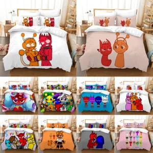 Juego Sprunki - Juego de 3 fundas de almohada funda nórdica con estampado Oren Wenda de 3 piezas - Imagen 1 de 47