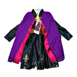 Frozen 2 Anna Adventure Dress Cloak Costume 4-6X Cosplay Pretend Play Disney - Picture 1 of 5
