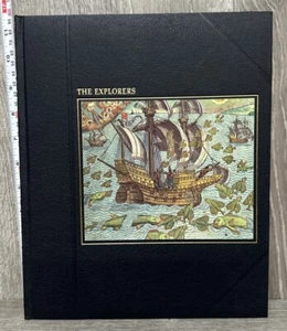 Vintage Time Life Seafarers HC blaues Leder ""The Explorers"" (SM) - Bild 1 von 5
