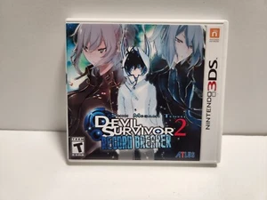 SMT Devil Survivor 2 Record Breaker (Nintendo 3DS) Estuche Original y Manual Solo - Imagen 1 de 3