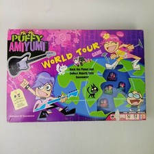 Hi Hi Puffy Amiyumi World Tour Game Mattel 2005 Cartoon Network RARE INCOMPLETE