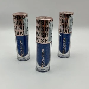 Revolution Shadow Bomb Cream Eyeshadow Dynamic Blue 3Set - UK Brand New - Picture 1 of 5