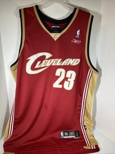 Authentische LeBron James Cleveland Cavaliers Reebok Herren 3XL Cavs Rookie LESEN - Bild 1 von 18