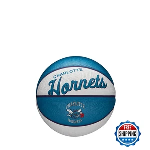 Wilson NBA Team Retro Mini Basketball - Charlotte Hornets - Classic Look - Bild 1 von 6