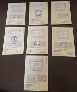 National Postal Museum Frama Cards A/5 5/84 with FDI Frama Labels to Front 1984. - Bild 1 von 2