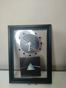 Pink Floyd – The Dark Side of the Moon – Framed CD Art Clock 🎵🕒 - Picture 1 of 6