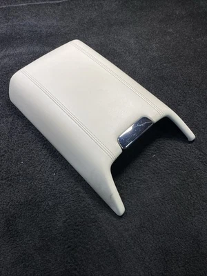 Lincoln Navigator 2003-2006 consola delantera cuero beige reposabrazos tapa OEM Foto 1 de 4