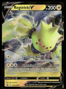 Regieleki V - SWSH280 Promo Holo NM Pokemon SWSH: Sword & Shield Promo Cards - Picture 1 of 2