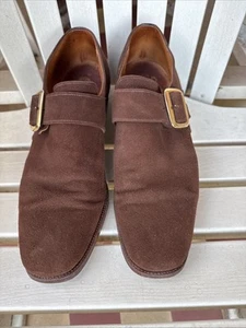 Vintage 1960s Church’s Custom Grade Real Cape Buck Monk Strap Shoes UK Size 9.5 - Picture 1 of 24