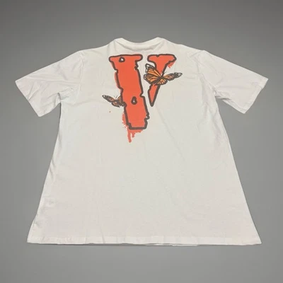 VLONE Juice WRLD Camiseta Talla XL Blanco Naranja V Legends Never Die Camiseta ¡NUEVO DEFECTO! Foto 1 de 4