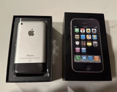 📱Apple iPhone 1ª Generación 8GB A1203 (GSM) - AT&T con Caja de 3g - ¡Oferta Final! Foto 1 de 4