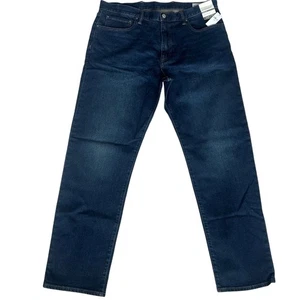 Jeans Gap uomo taglia 36 x 32 gamba dritta lavaggio scuro Gapflex nuovo vita media - Foto 1 di 18
