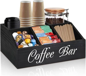 Coffee Station Organizer Countertop, Coffee Pods Holder Storage Basket, Coffe... - Picture 1 of 15