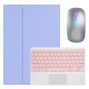 Backlit Touchpad Keyboard Case Mouse For iPad 10th 9th 8th Gen Air 4 5 6 Pro 11 - Picture 1 of 48