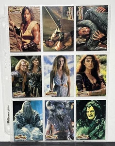 Hercules The Legendary Journeys Embossed Chase Card Set E1 Through E9 Topps 1996 - Bild 1 von 2