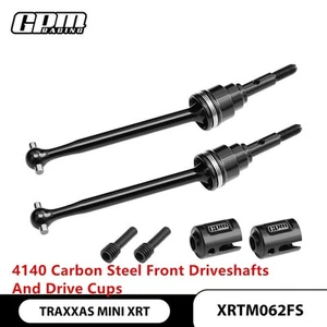 GPM Carbon Steel Front Driveshafts And Drive Cups For TRAXXAS Mini XRT 10789 US - Picture 1 of 2
