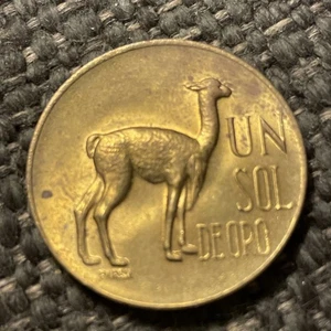 1967 PERU 1 Un Sol de Oro Coin - Picture 1 of 2