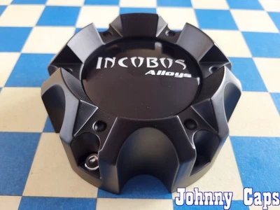 INCUBUS Wheels # WX04FB (6-LUG) . MATTE BLACK Custom Wheel Center Cap  (QTY. 1) - Image 1 of 4