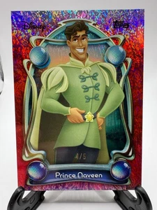 2025 Topps Disney Wonder Red Sparkle Foil 4/5 Card 71 Prince Naveen - Bild 1 von 10