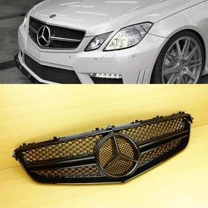 Rejilla delantera negra brillante apta para BENZ 10-13 W207 C207 Clase E convertible/cupé - Imagen 1 de 6