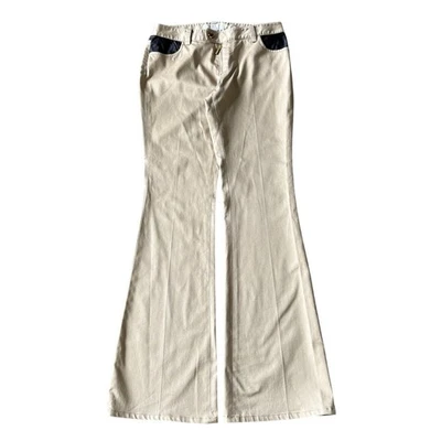 Michael Kors Pants Woman's Size 29x34 Brown Flared Bareback Stretch Casual Tag 4 - Image 1 of 4