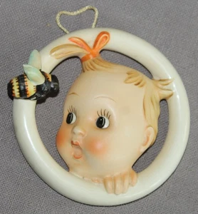 Vtg HUMMEL Hanging Figure BA-BEE 30/O.B. Baby Girl TMK3 - Picture 1 of 3