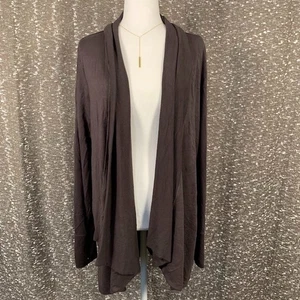 Cárdigan para mujer Athleta Pranayama Restore acanalado envolvente agujeros para los pulgares y bolsillos XL - Imagen 1 de 11