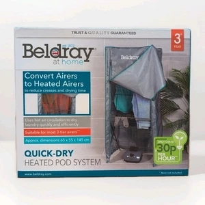Beldray Sistema di Asciugatura Pod Riscaldato Compatibile con la maggior parte degli Airer a 3 Livelli Facile Installazione - Foto 1 di 1