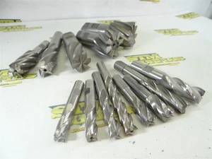 15 VERSCHIEDENE HSS & HSCO 3 4 6 & 8 FLÖTENSCHAFTFRÄSER 1/2 ZOLL BIS 1-49/64 ZOLL MORSE HANITA - Bild 1 von 13
